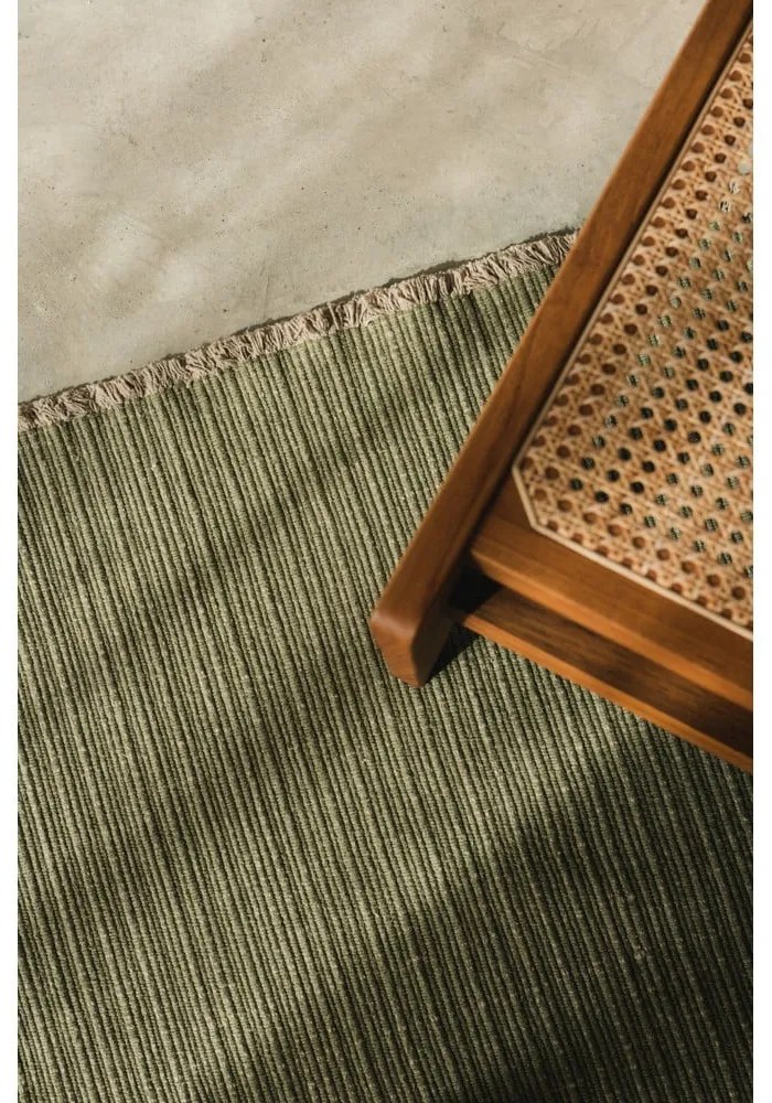 Ръчно изработен памучен килим в цвят каки 200x300 cm Handloom – Lorena Canals