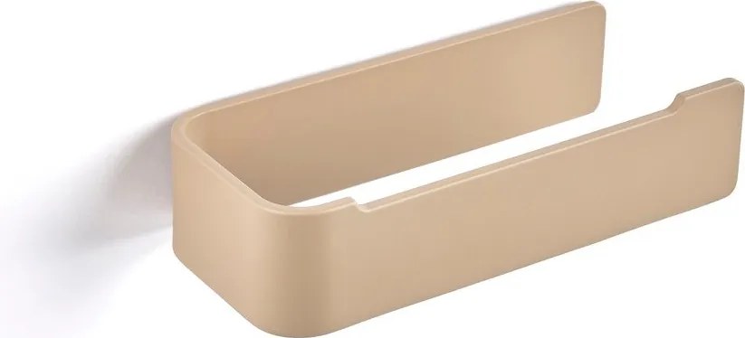 Бежов стенен метален държач за тоалетна хартия Ume – Zone
