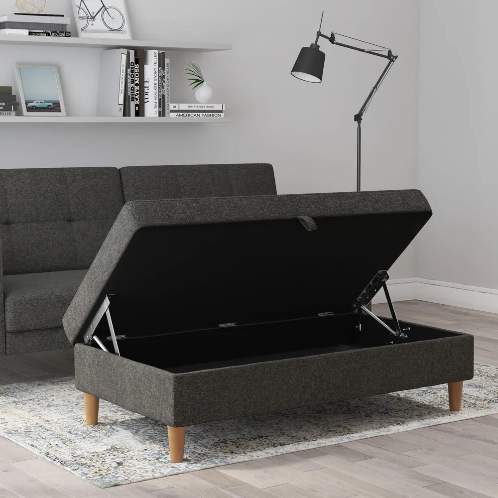 Тъмносива табуретка Lilly – Støraa