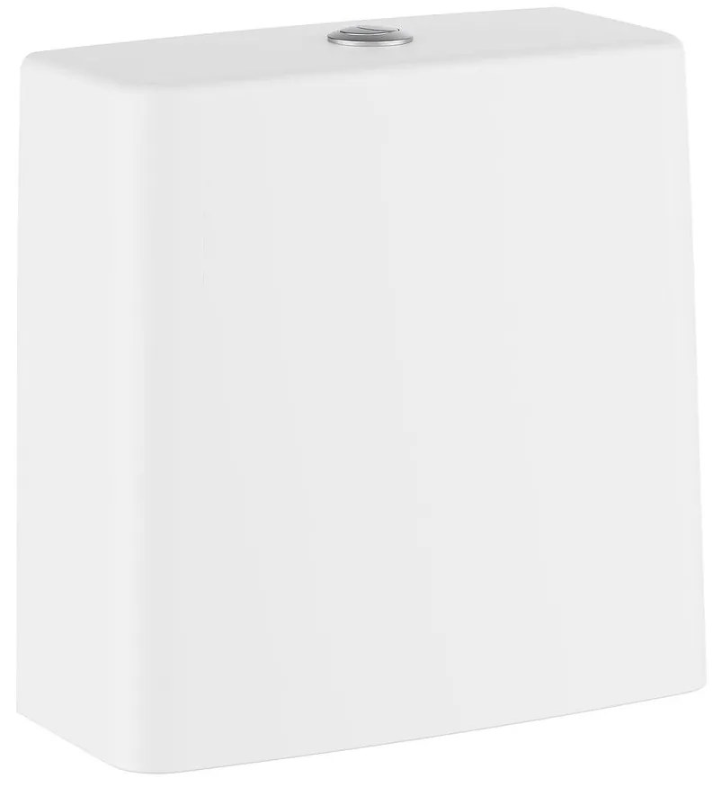 Тоалетно казанче A3410B1620, с двоен бутон 4,5/3л, с долно захранване, бял мат, 37x16.5x38см