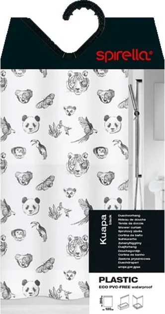 Завеса за душ 180x200 cm Kuapa – Spirella