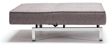 Сив сгъваем фотьойл с метална основа Innovation Splitback Mixed Dance Grey