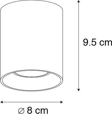 Смарт спот златен вкл. WiFi GU10 - Tubo