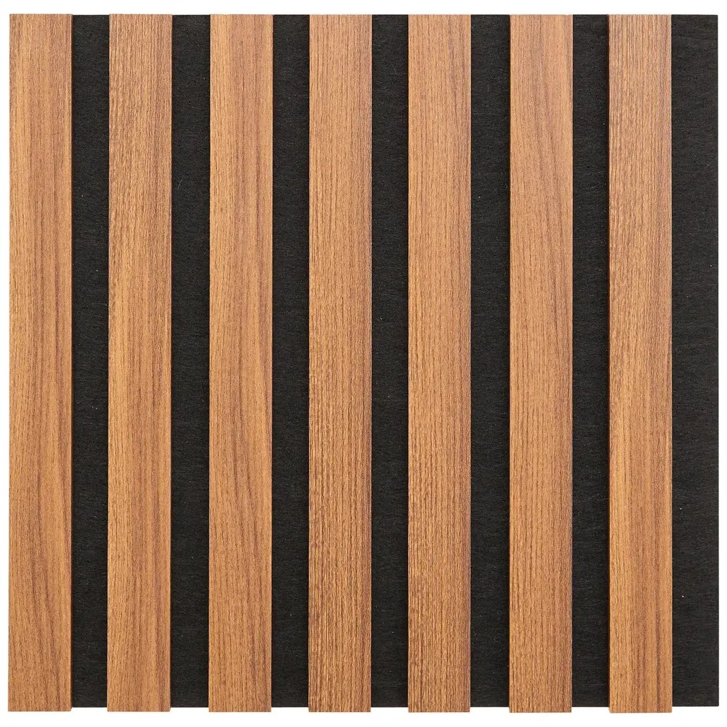 Сет декоративен панел atmosphera Colva, MDF, 30x30 cm, 3 бр - Тъмно дърво