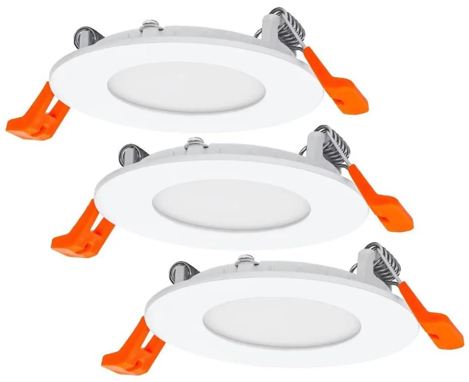 Osram - Комплект от 3 вградени LED осветителни тела SLIM LED/4,5W/230V