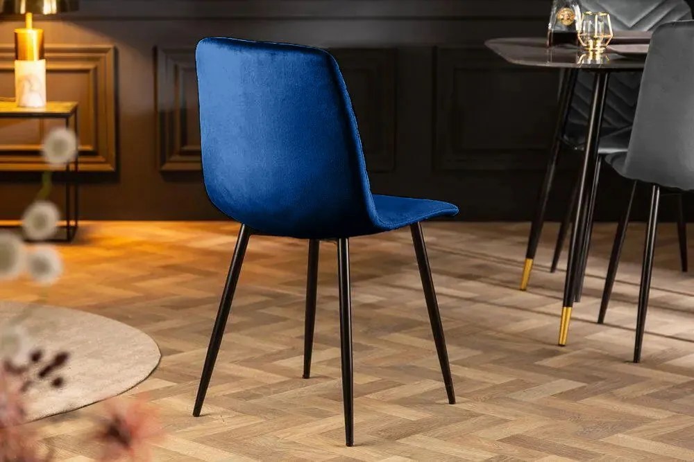 Кухненски стол Lina-Син (4) парчета