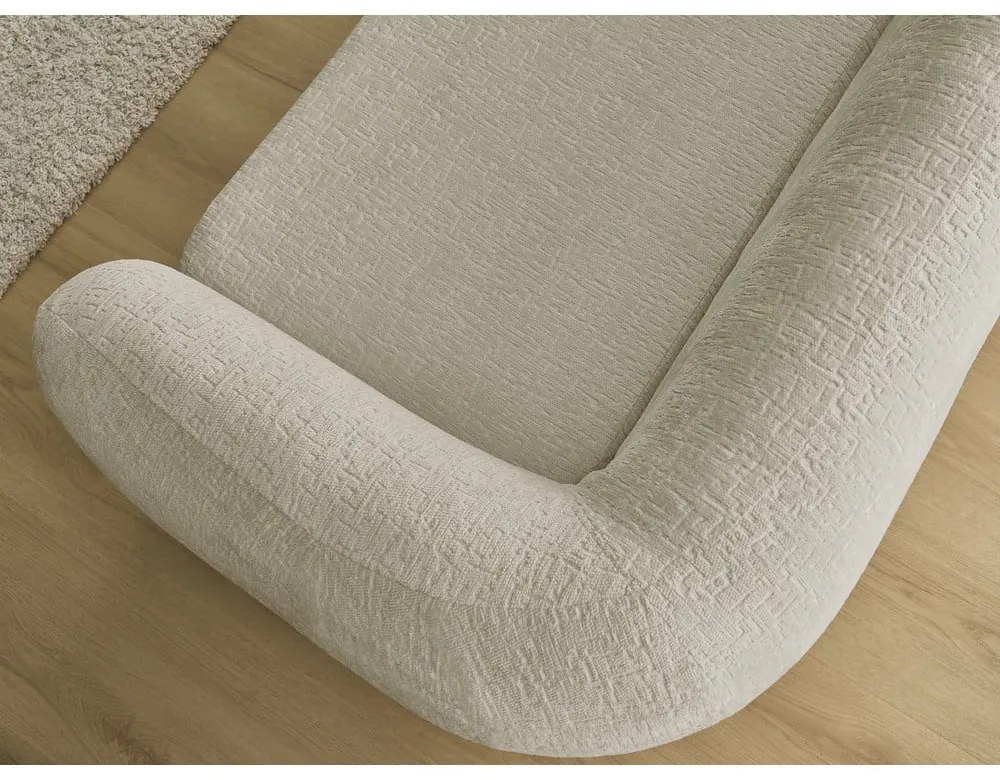 Светлокафяв шенилов сгъваем диван 228 cm Neyo – Bobochic Paris