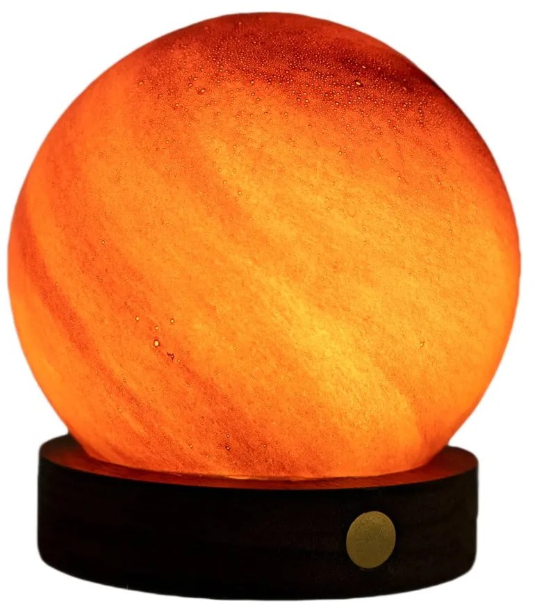 Тъмнокафява светлинна декорация с USB ø 8 cm Sand Storm – Gingko