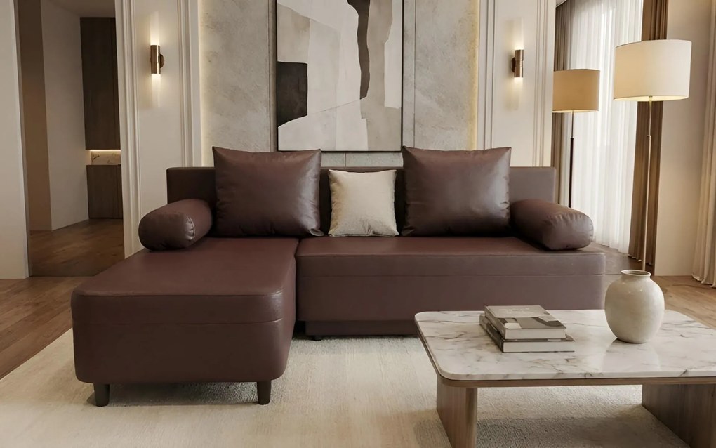 Разтегателен ъглов диван Делано