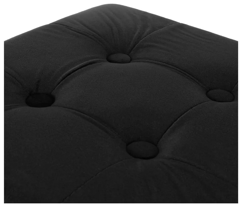 Черна кадифена табуретка – Compactor