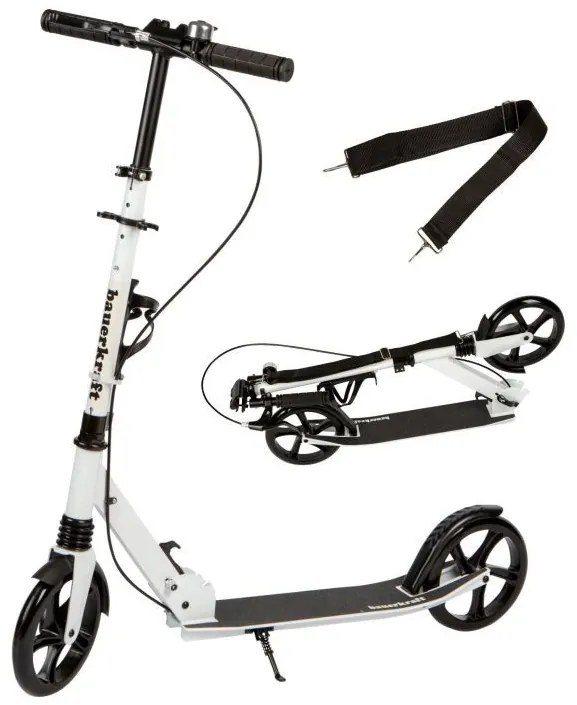 Сгъваем алуминиев скутер 95-105 см - повече цветове Бял