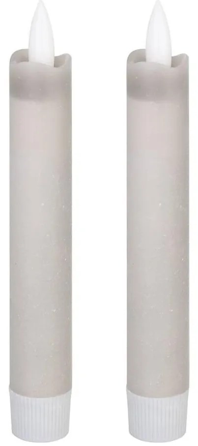 Eglo 422223 - Комплект 2 LED свещи ANTANABE LED/1xAAA 15 см сиви