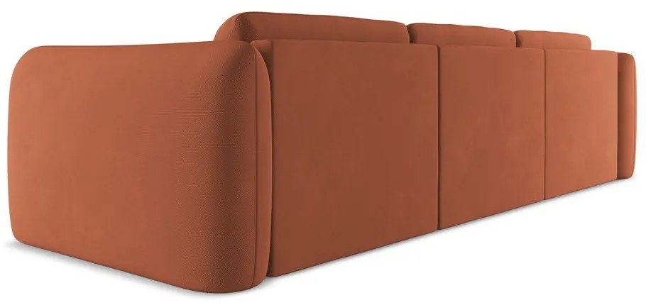 Оранжев ъглов диван (ляв ъгъл) Hoku – Makamii