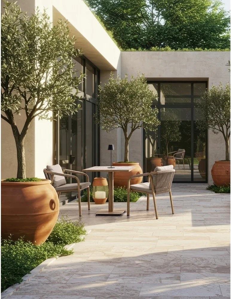 Стоманена градинска масичка 73x73 cm Kalimera – Bizzotto