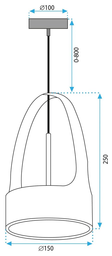 Пендел OSTI A Black APP1187-CP