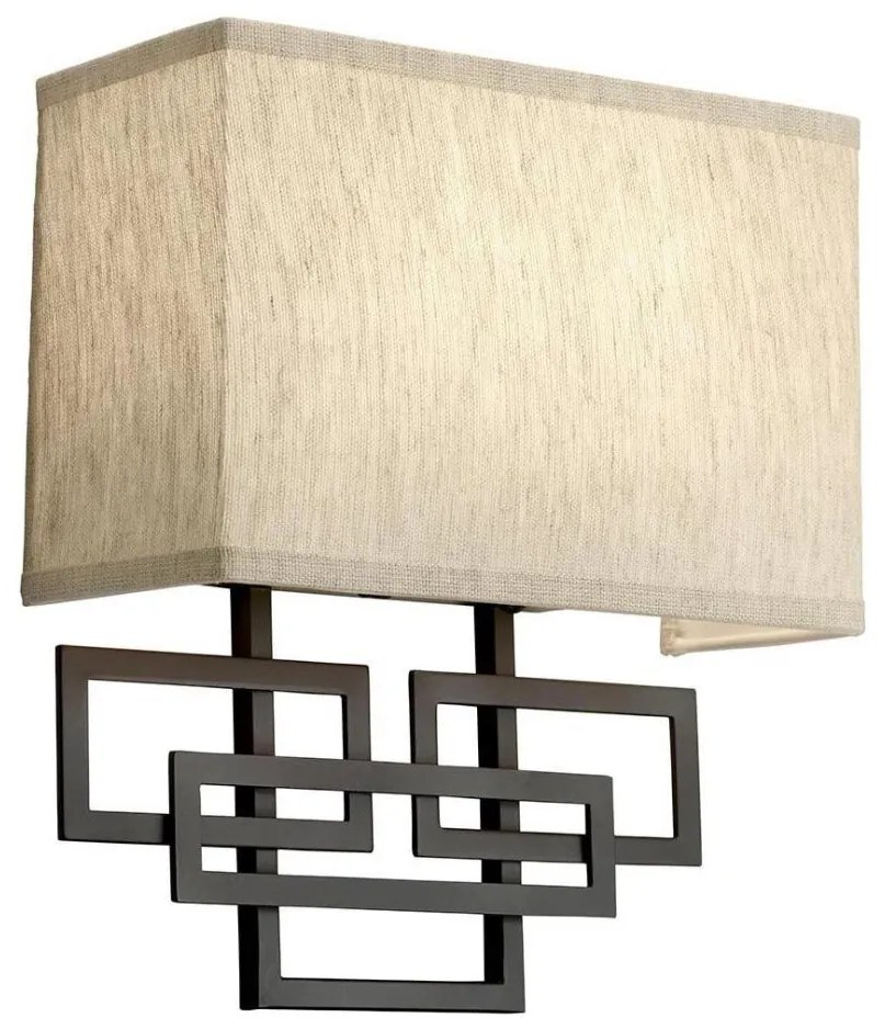 Hinkley HK-LANZA2 - Стенно осветително тяло LANZA 2xE14/40W/230V бронзово