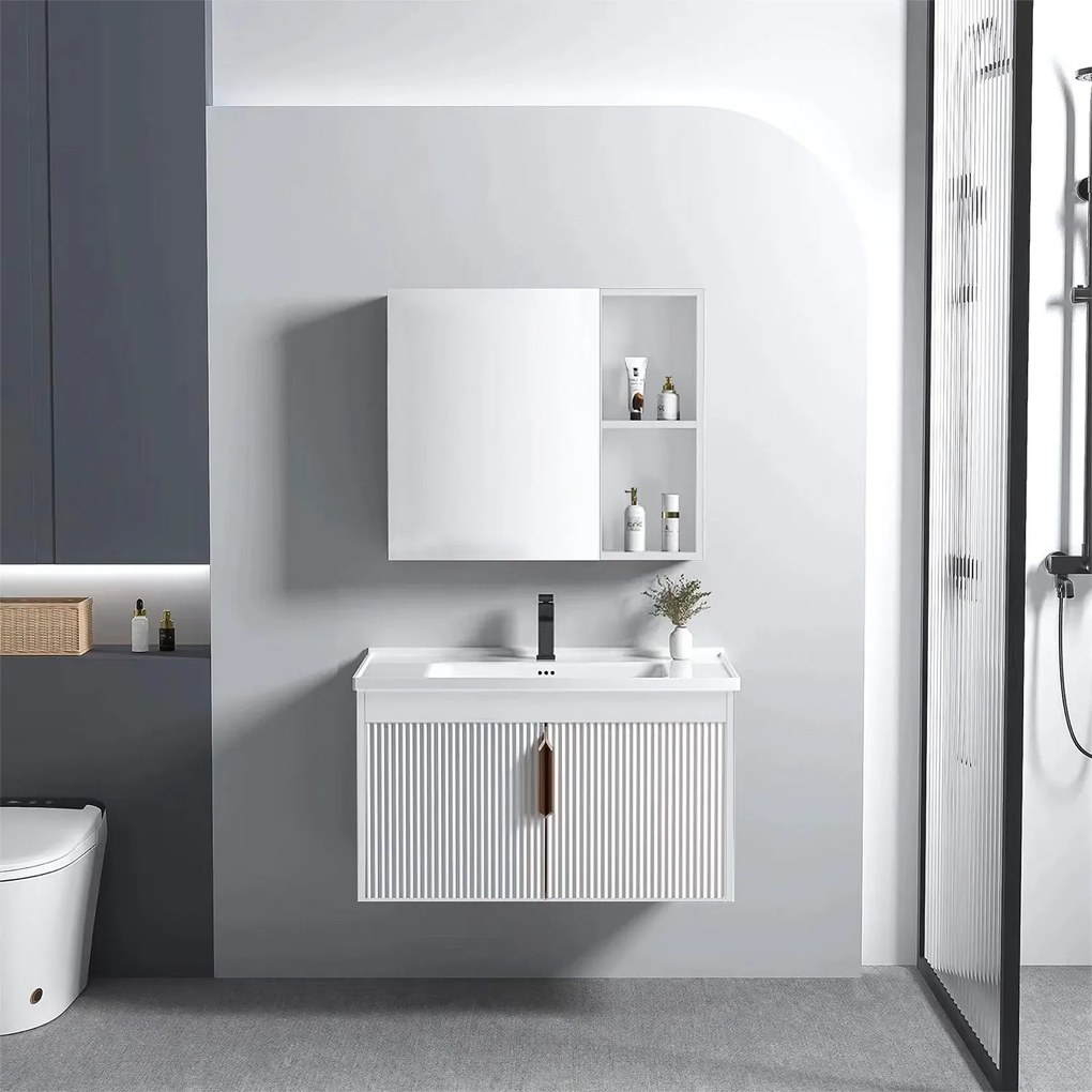 Комплект мебели за баня с мивка Astor 60cm White