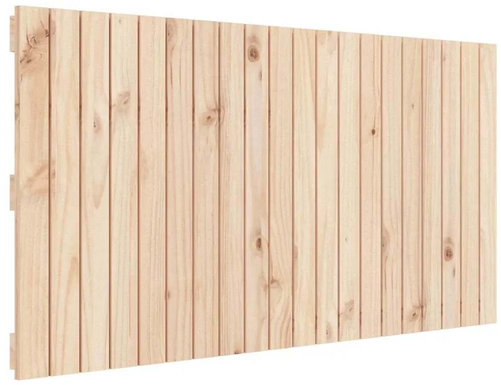 824838 vidaXL Стенна табла за спалня, 127,5x3x60 см, борово дърво масив