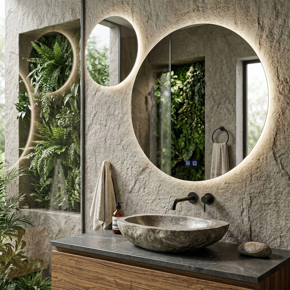 Огледало LED R-8040 80cm + 40cm