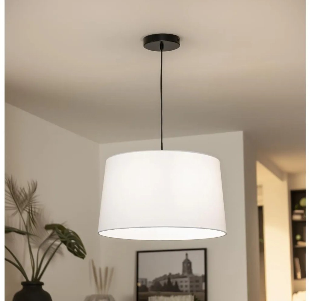 Brilagi - LED полилей на кабел CERIA 1xE27/40W/230V, диаметър 45 см, бял