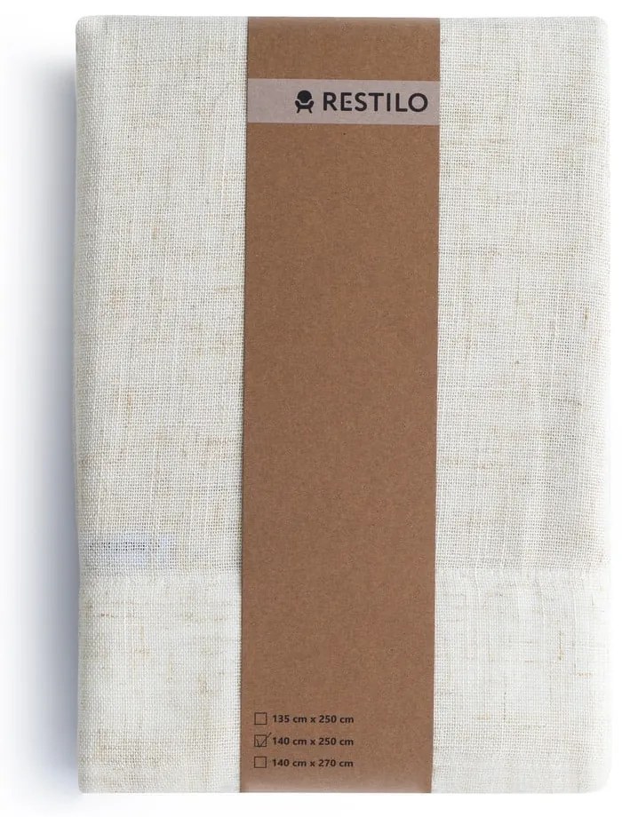 Перде в цвят слонова кост 140x250 cm Velari – Restilo