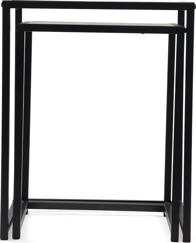 Странични масички в комплект 2 бр. от декор от дъб 38x38 cm Noah – Bonami Essentials