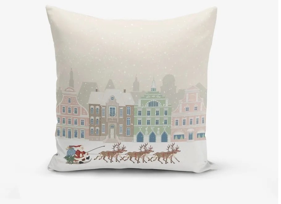 Комплект от 4 коледни калъфки за възглавници и покривка за маса Holiday Season - Minimalist Cushion Covers