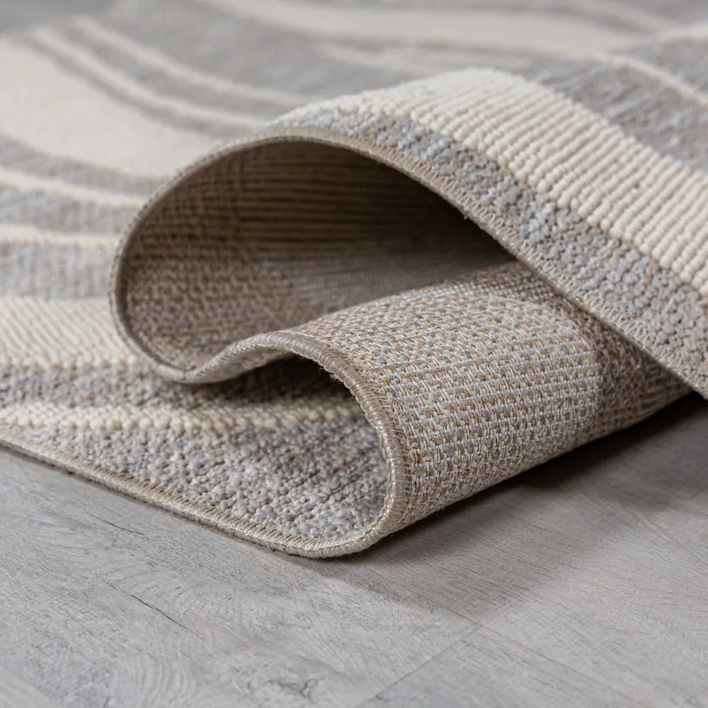 Сив килим подходящ за пране 200x310 cm Calder – Flair Rugs