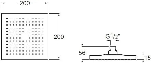 Душ слушалка Roca Rainsense II