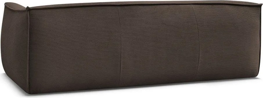 Кафяв диван от рипсено кадифе 242 cm Giorgia – Bobochic Paris