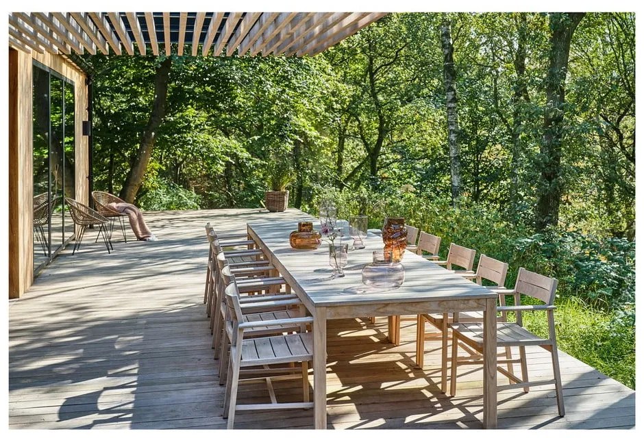 Светлорозова стъклена ваза (височина 24 cm) Drum – Villa Collection