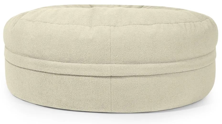 Кремав пуф от букле Roll 135 – SLOWDOWN