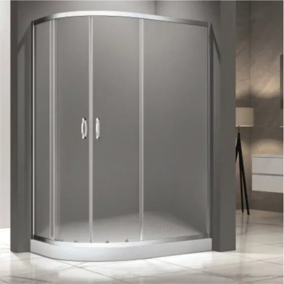 Душ кабина ICS 839R NEW EASY ASSEMBLE, Inter Ceramic, с корито, 85х120x194см, 4мм