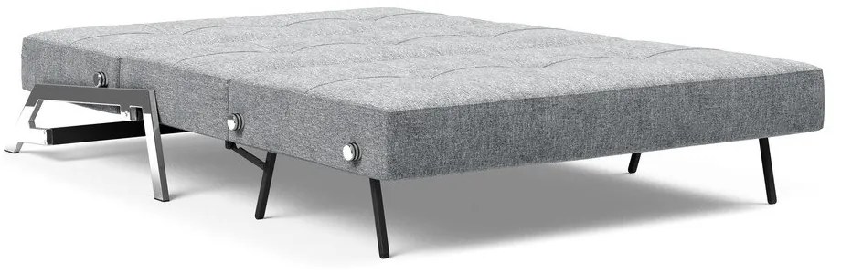 Сив разтегателен диван Chrome Twist Granite, 100 x 154 cm Cubed - Innovation