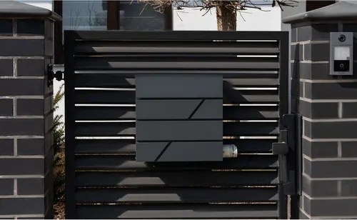 Пощенска кутия - антрацит, голяма, формат а4