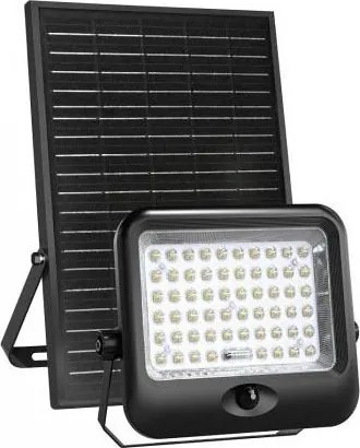 LED соларен прожектор със сензор MHCS LED/20W/3,2V IP65 10000 mAh + дистанционно управление