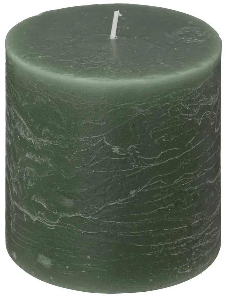 Свещ без аромат atmosphera Olia, Кръгла, 10x10 cm - Светлорозов