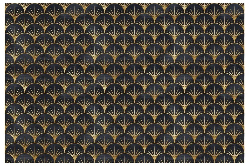 Декоративен тапет за мебели в черно и златно Youlika - Ambiance