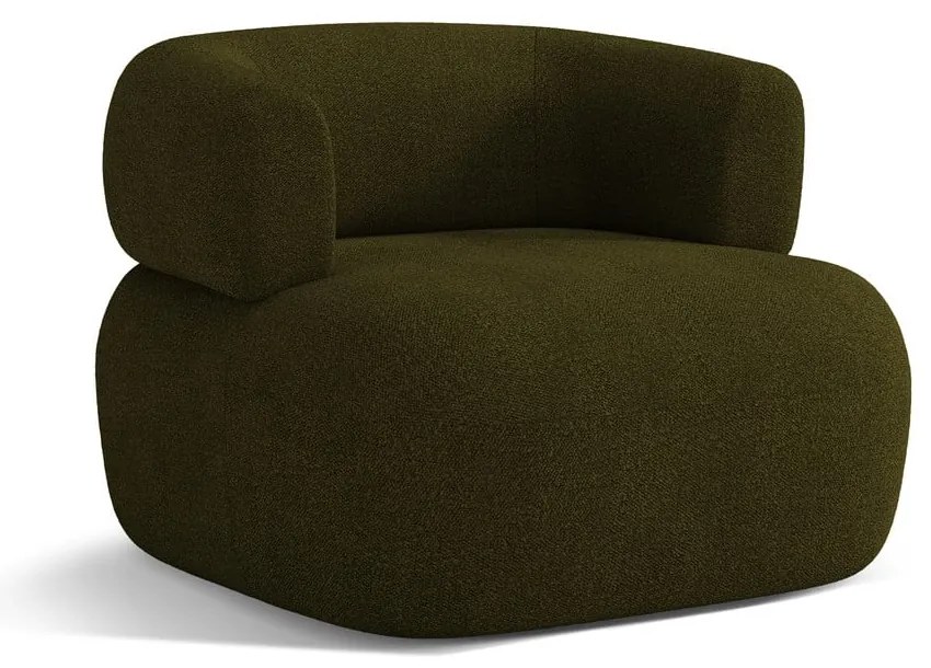 Зелено кресло от букле Jenny – Micadoni Home