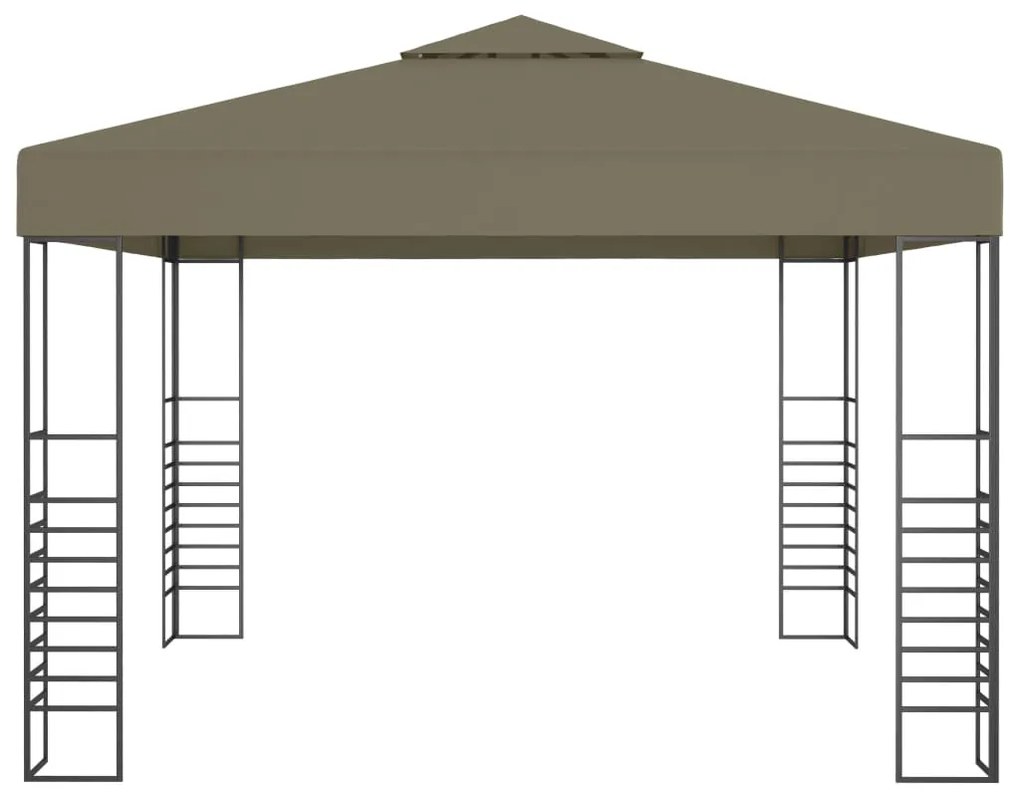 Градинска шатра, 3x3 м, таупе, 180 г/м²