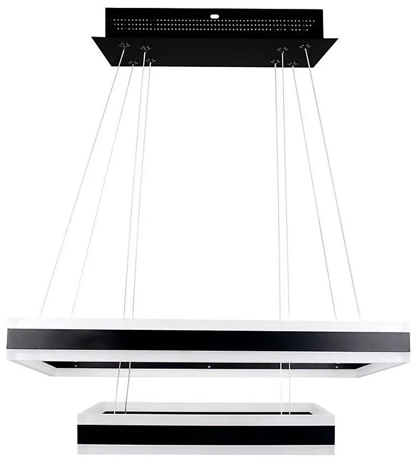 LED Димируем пендел LED/113W/230V 3000K черен