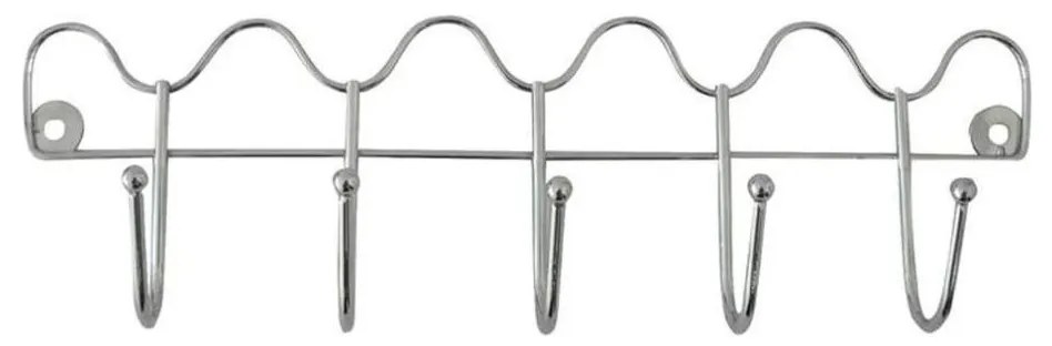 Стенна закачалка 10x34,5 cm, лъскав хром