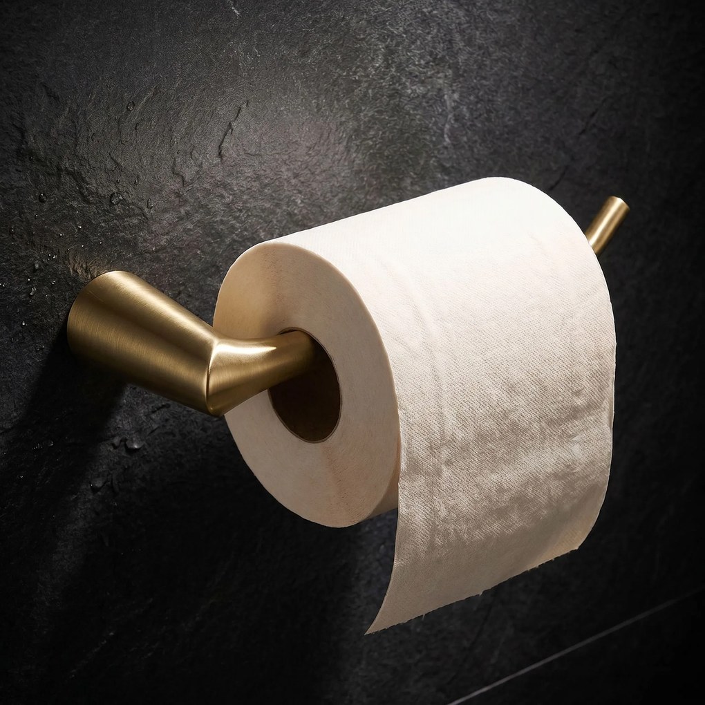Поставка за тоалетна хартия 16205 VIBE Brush Gold