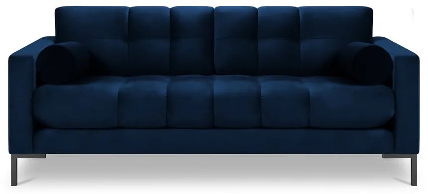 Тъмносин кадифен диван Bali - Cosmopolitan Design