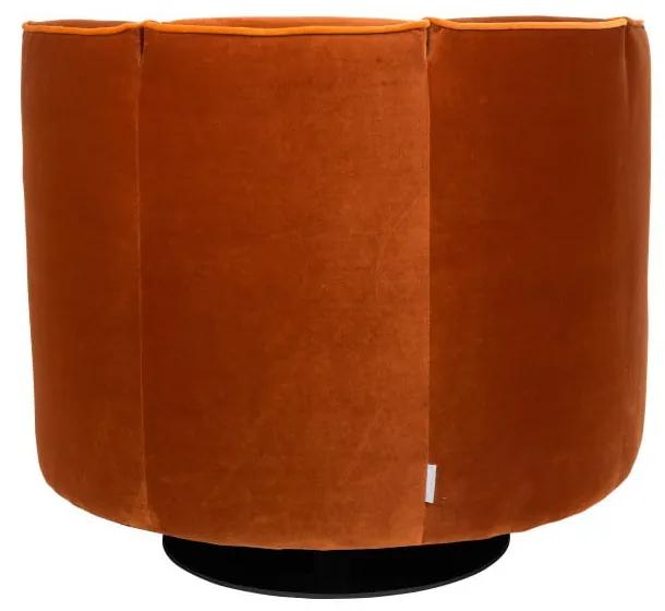 Оранжев фотьойл Flower - Dutchbone