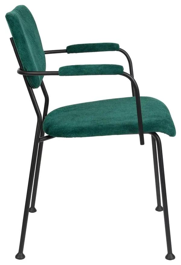 Трапезни столове в цвят петрол в комплект от 2 броя Benson - Zuiver