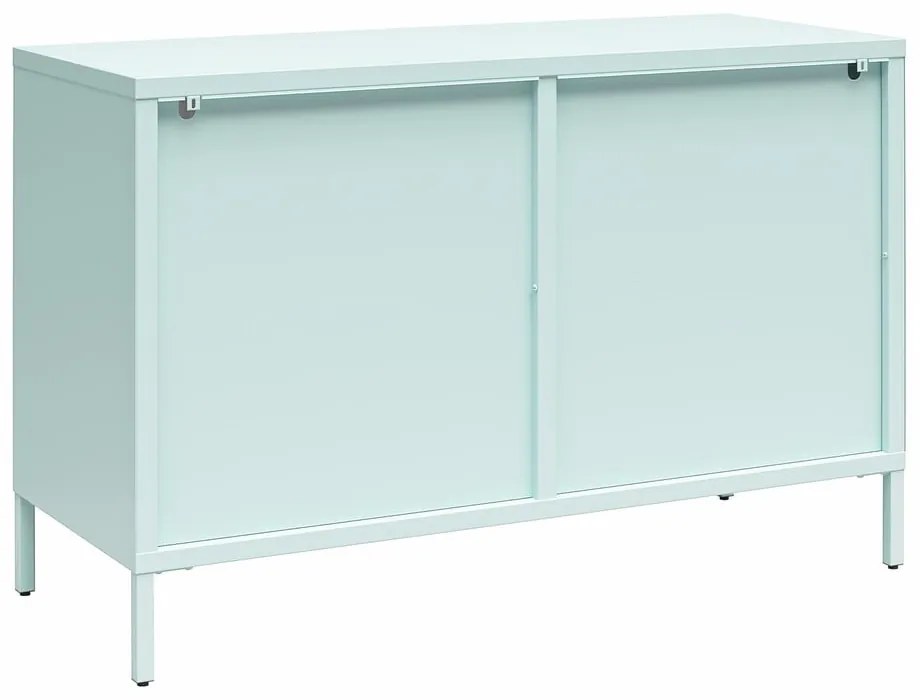 Светлосиня метална витрина 100x64x40 cm Luna – Støraa