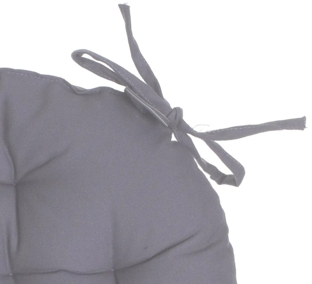 Кръгла възглавница за стол atmosphera Anjali, 38 cm - Каки