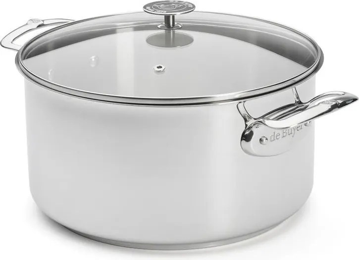De Buyer 3427.28 - Тенджера с капак MILADY 28 см, неръждаема стомана