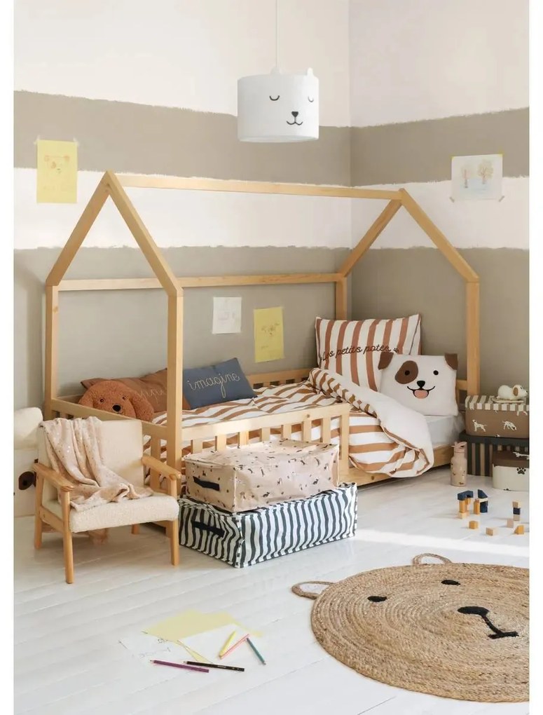 Детско двулицево спално бельо atmosphera Scott, 140x200 cm, Букле